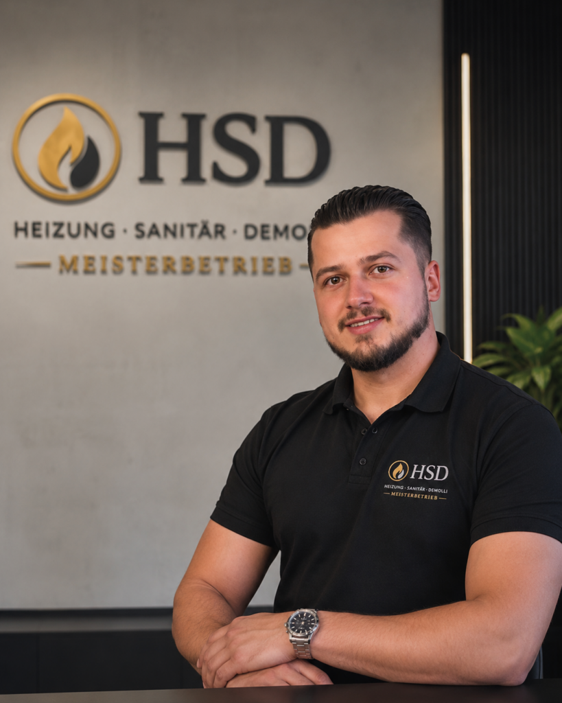 Mergim Demolli, Inhaber von HSD Heizung Sanitär Demolli